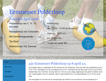 Tablet Screenshot of eemnesserpolderloop.nl